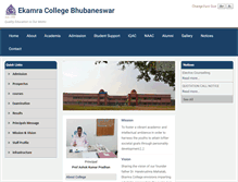 Tablet Screenshot of ekamracollege.org